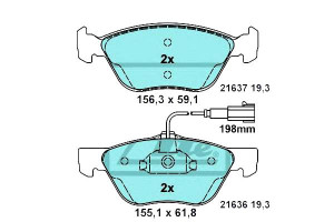 Klocki Hamulcowe Ceramiczne Alfa Romeo Gt 1.8/1.9d
