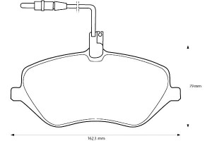 Klocki Hamulcowe Ceramiczne Citroen C5 Iii C6 Peug
