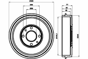 Bębny Hamulcowe Alfa Romeo 145 146 Cadillac Cts Fi