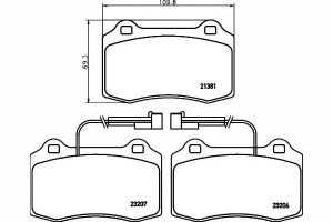 Klocki Hamulcowe Alfa Przód 147 156 Spider Gtv- 3,