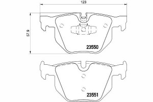 Klocki Hamulcowe Bmw Tył 3 (e90,e91,e92,e93) 2,0-3