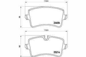 Klocki Hamulcowe Vw Tył A6 A7 11- Tarcza 330mm 2 C
