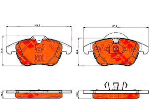 Klocki Hamulcowe Ford Przód Mondeo Galaxy V70 S80