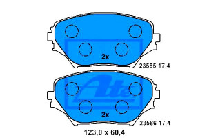Klocki Hamulcowe Toyota Przód Rav 4 1,8-2,4 Vvti 4