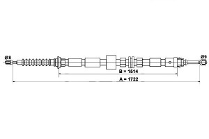 Linka Hamulca Ręcznego Ford Mondeo Iii 1.8-3.0 10.
