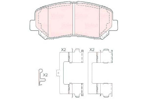Klocki Hamulcowe Valeo Kdy93328z 182055