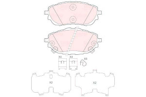 Klocki Hamulcowe P Auris 1.4dt 12- Valeo