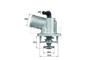 Termostat Opel 92c 1,4-1,6 16v Behr