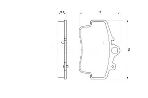Klocki Hamulcowe Porsche Przód Boxster Bosch