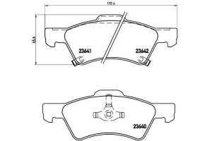 Klocki Hamulcowe Chrysler Voyager 00-08 Przód Brem