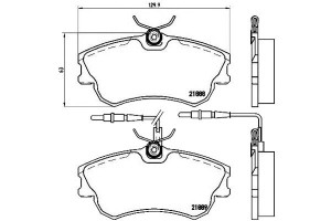 Klocki Hamulcowe Renault Espace 96-02 Brembo