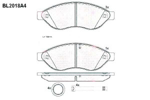 Klocki Hamulcowe Citroen Jumper Fiat Ducato Peugeo