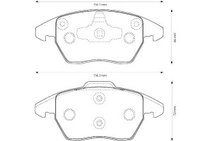 Klocki Hamulcowe Ceramiczne Citroen C4 C4 I Peugeo