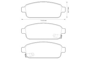 Klocki Hamulcowe Ceramiczne Buick Encore Chevrolet