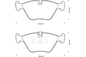 Klocki Hamulcowe Ceramiczne Bmw 5 (e39) 2.0-3.5 09