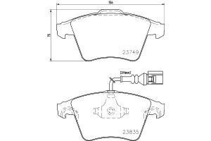 Klocki Hamulcowe Mintex 7l6698151b