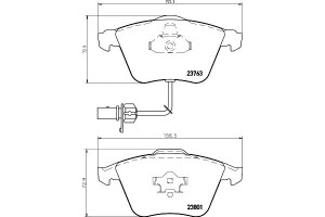 Klocki Hamulcowe Mintex 4f0698151a 4e0698151f 4e06