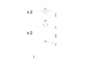 Klocki Hamulcowe Bmw 7 E65 02- Tył Zimmermann