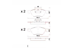Klocki Hamulcowe Renault Megane Ii 05- Zimmermann