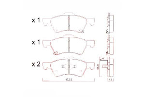 Klocki Hamulcowe Chrysler Voyager 00-08 Przód Zimm