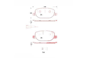 Klocki Hamulcowe Alfa Romeo Giulietta 10- Tył Zimm
