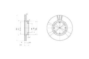 Tarcze Hamulcowe 2szt Hyundai Accent Accent I Lant