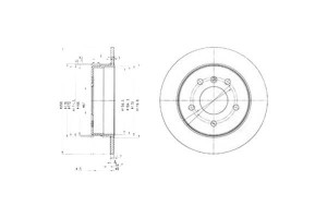 Tarcze Hamulcowe 2szt Mercedes A (w168) Vaneo (414