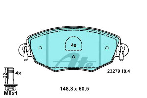 Klocki Hamulcowe Ceramiczne Ford Mondeo Iii Jaguar