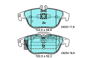 Klocki Hamulcowe Ceramiczne Mercedes C (c204) C T-