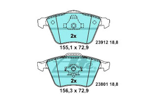 Klocki Hamulcowe Ceramiczne Volvo C70 Ii S40 Ii V4