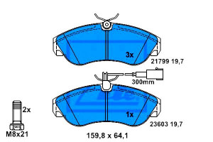 Klocki Hamulcowe Citroen Jumper Fiat Ducato Peugeo