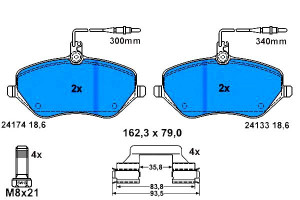 Klocki Hamulcowe Peugeot Przód 407 607 2,0-3,0 04-