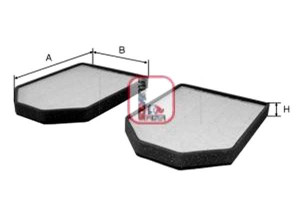 Filtr Kabiny Audi A8 2.5d-6.0 03.94-09.02 Sofima