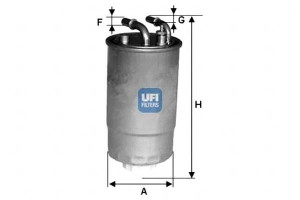 Filtr Paliwa Diesel Hws Ufi