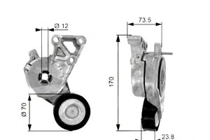 Napinacz Paska Wielorowkowego Audi A3 Tt Seat Alha