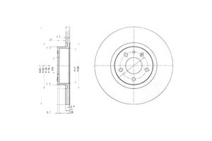 Tarcze Hamulcowe 2szt Alfa Romeo 147 156 1.6-1.9d