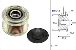 Koło Pasowe Alternatora Mini One 1,4d 03-06 Ina