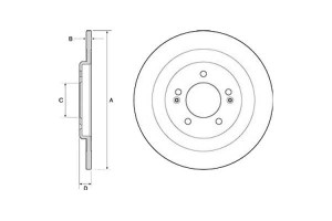 Tarcze Hamulcowe 2szt Hyundai I40 I40 Cw 1.6-2.0 0