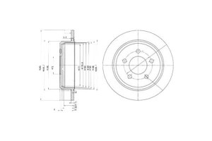 Tarcze Hamulcowe 2szt Jeep Grand Cherokee I 2.5d-5