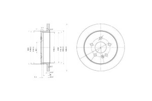 Tarcze Hamulcowe 2szt Mercedes M (w163) 2.3/2.7d/3