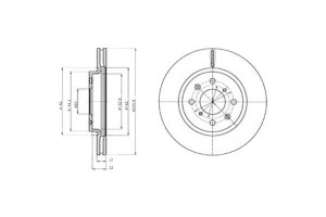 Tarcze Hamulcowe 2szt Suzuki Swift Iv 1.2/1.3d/1.6