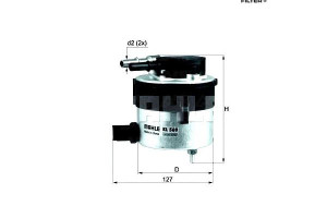 Filtr Paliwa Volvo C30 S40 Ii S80 Ii V50 V70 Iii F