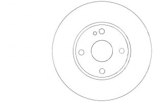 Tarcze Hamulcowe 2szt Mazda 323 98-03 A.b.s.