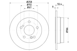 Tarcze Hamulcowe Mintex 2024230012 A 64