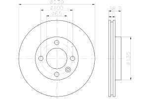 Tarcze Hamulcowe Mintex 321615301a 6n0615301g 8416