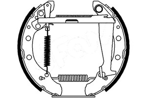 Komplet Szczęk Z Cylinderkami Vw Seat Cifam