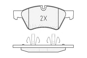 Klocki Hamulcowe Mercedes Przód W164 Ml X164 Meyle