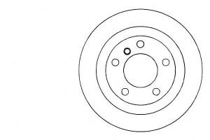 Tarcze Hamulcowe 2szt Bmw 5 E39 95-03 Tył A.b.s.