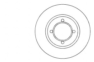Tarcze Hamulcowe 2szt Opel Rekord E 82-86 A.b.s.