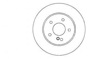 Tarcze Hamulcowe 2szt Mercedes S210 96-03 Tył Komb